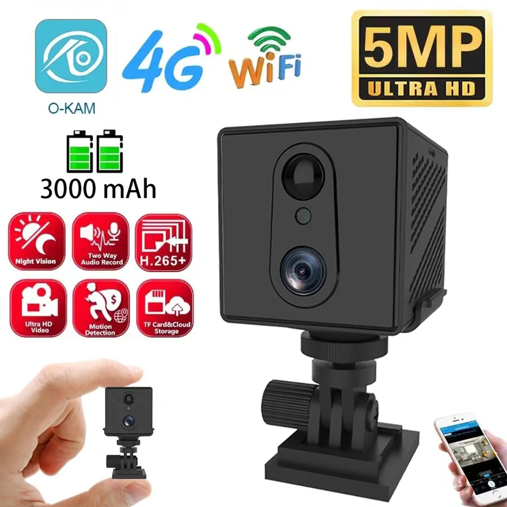 Compact Camera Mirrorless - 5MP 4G SIM Card Mini Camera