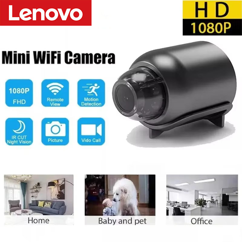 Compact Camera Mirrorless - Lenovo Mini Security Camera 1080P FullHD