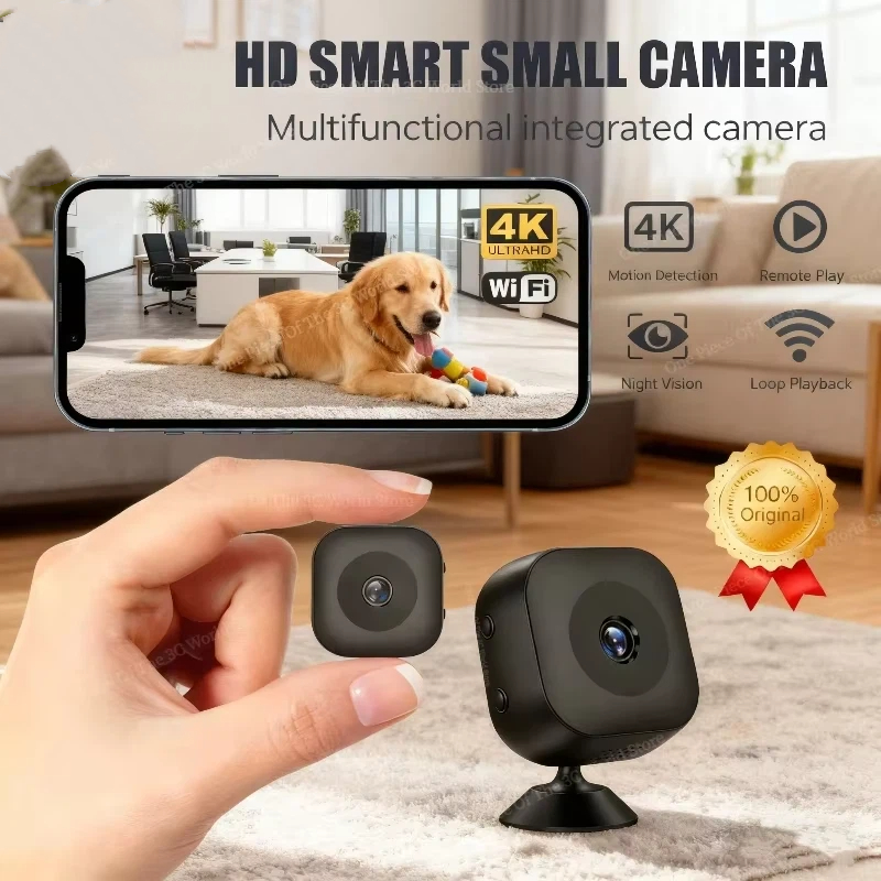 Compact Camera Mirrorless - 4K HD Security Camera WiFi Wireless