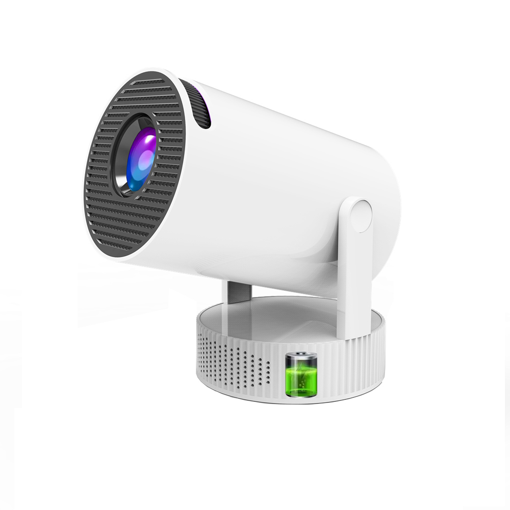 Mini Projector Portable - 2026Rechargeable HY300 Pro+ Mini Projector with