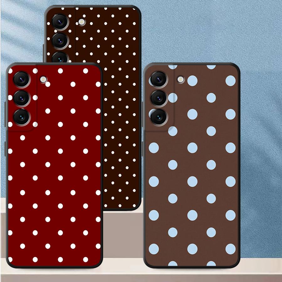Samsung Galaxy A55 - Retro Polka Dots Case for Samsung