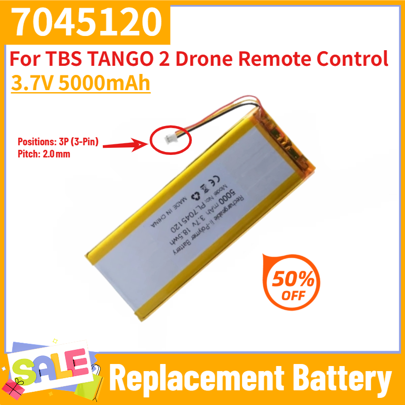New Gadgets Electronic - New 3.7V 5000mAh 7045120 Li-polymer battery