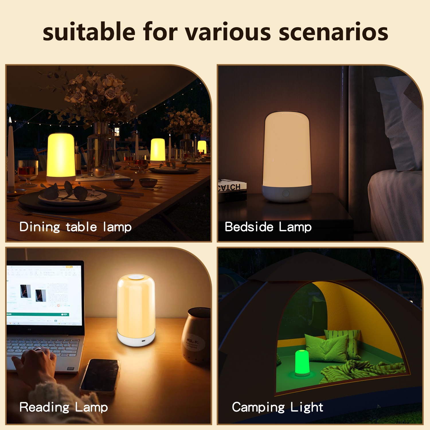 Smart Touch Table Lamp Works w - đánh giá và giá Rgb Desk Lamp Smart