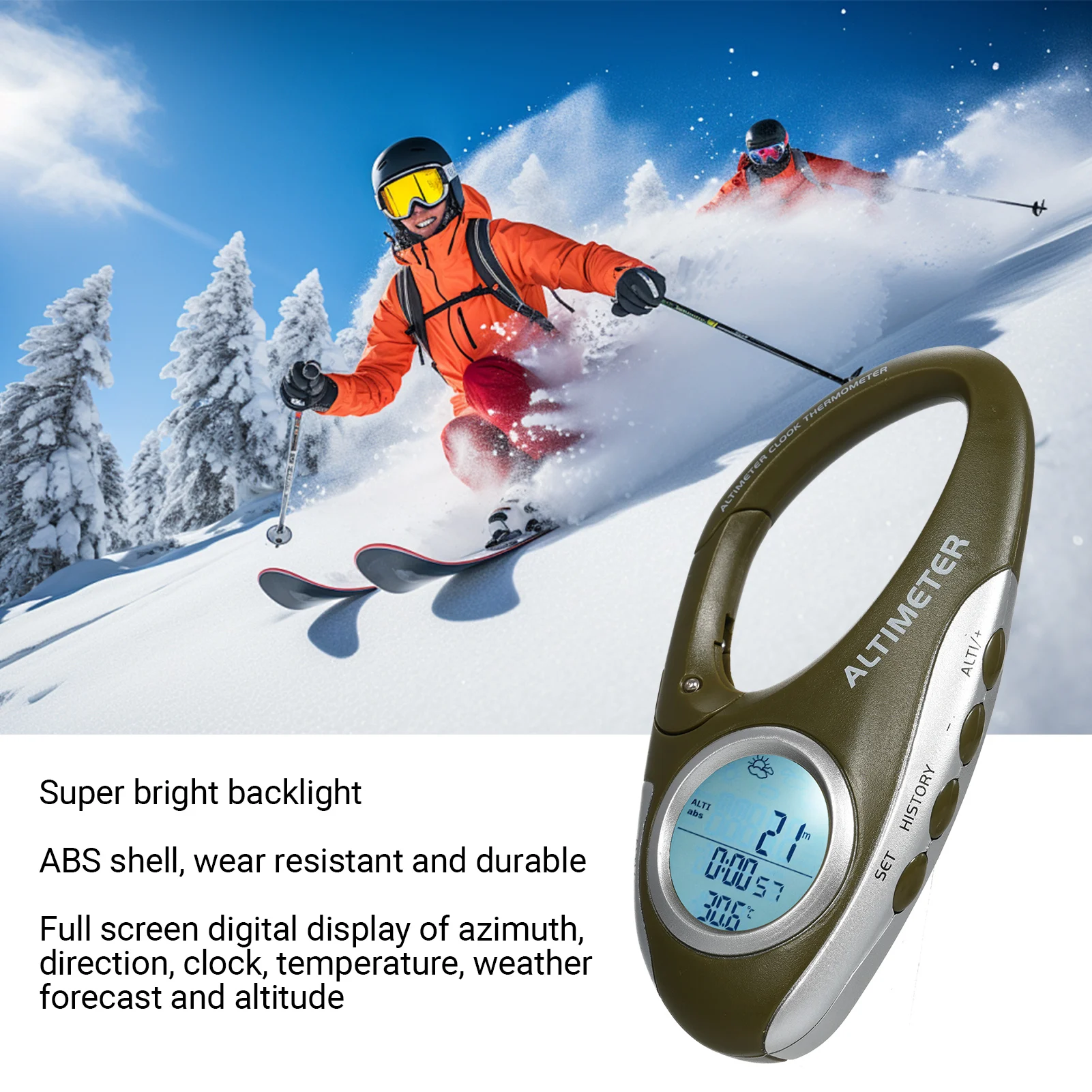 Electronic Altimeter Carabiner - đánh giá và giá Electronics And Gadgets Ce