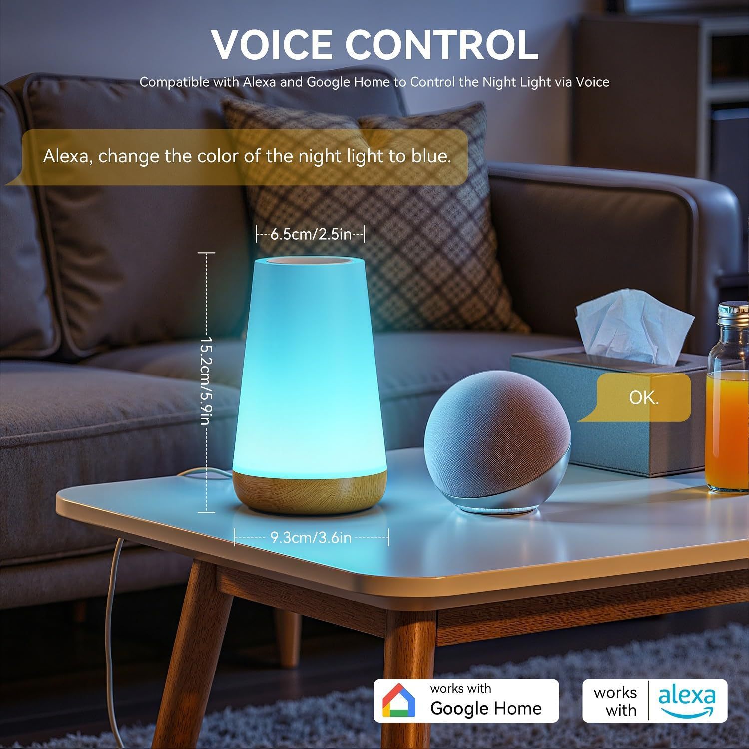USB Rechargeable Tuya WiFi Sma - đánh giá và giá Rgb Desk Lamp Smart