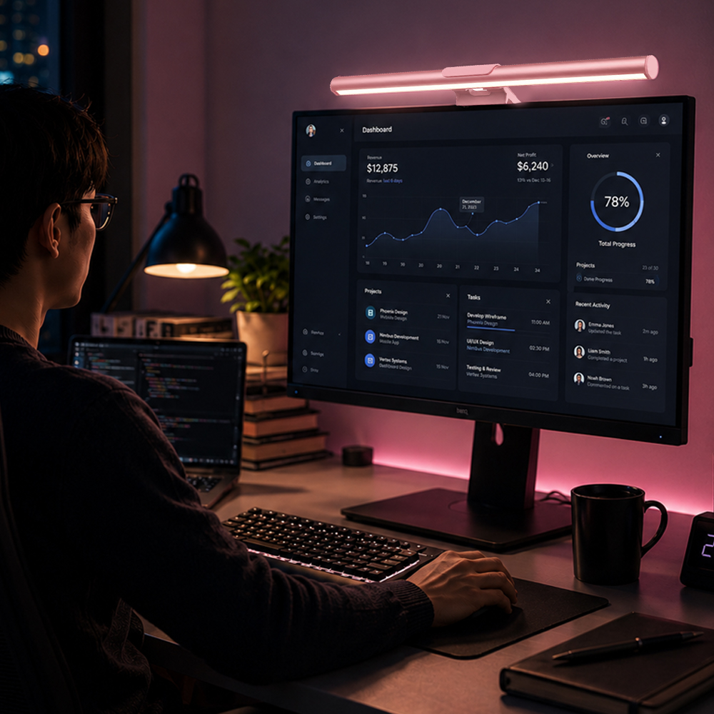 Setup Smart Wifi RGB Monitor L - đánh giá và giá Rgb Desk Lamp Smart