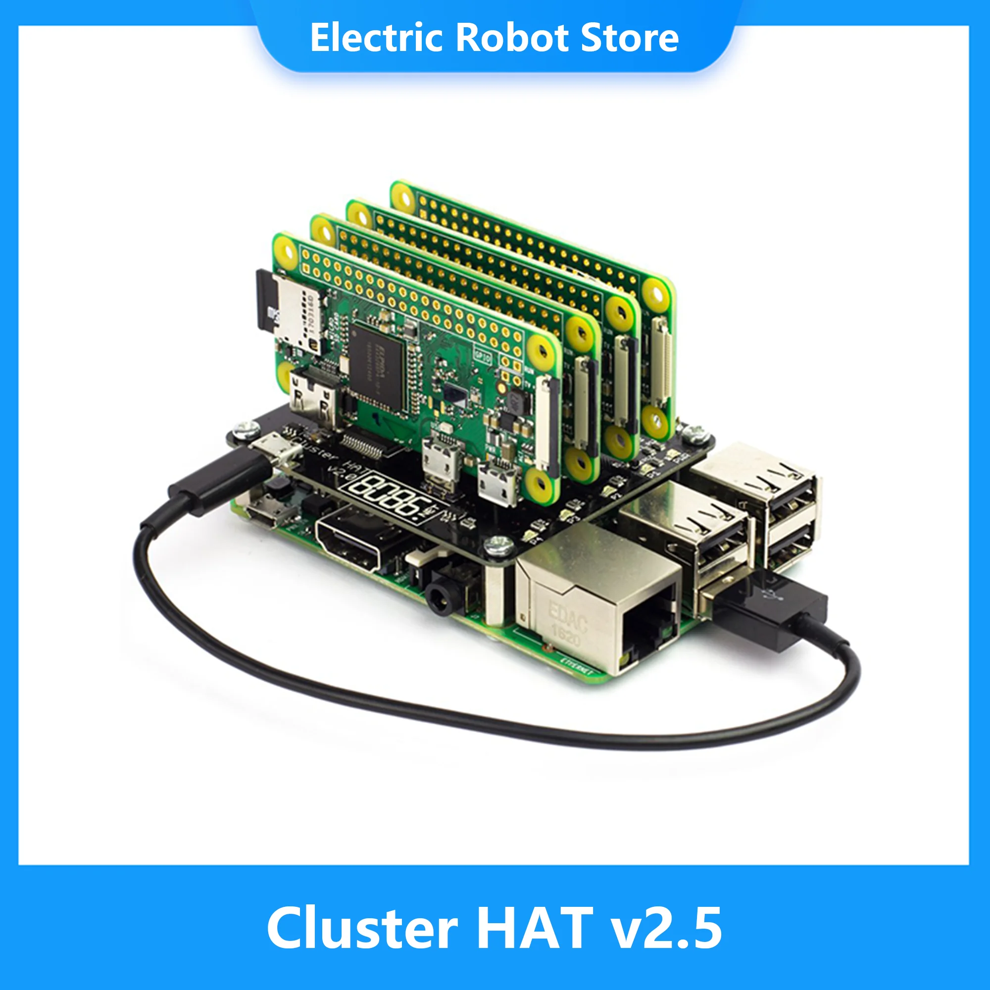 Cluster HAT v2.5 Configured to - đánh giá và giá Electronics Or Gadgets