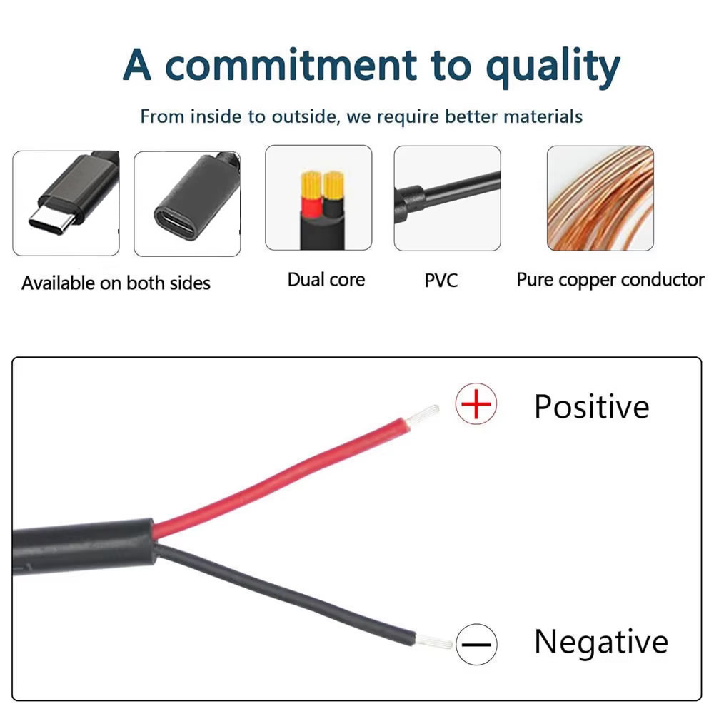 DC 2 Pin Power Cable USB and T - đánh giá và giá Smart Glasses Ar