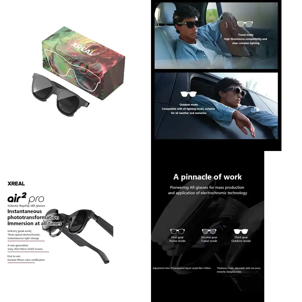 Nreal Air 2 Pro Smart AR Glass - đánh giá và giá Smart Glasses Ar
