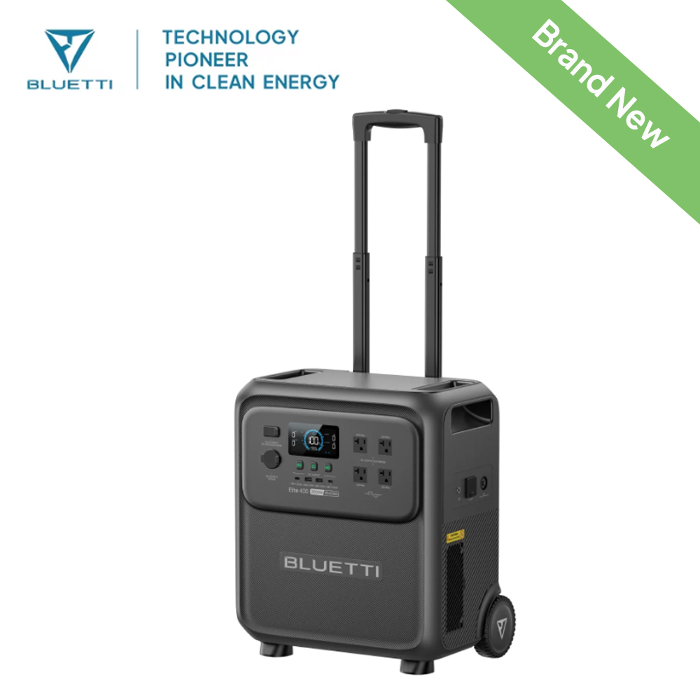 BLUETTI Elite 400 2600W 3840Wh - đánh giá và giá Solar Powered Charger
