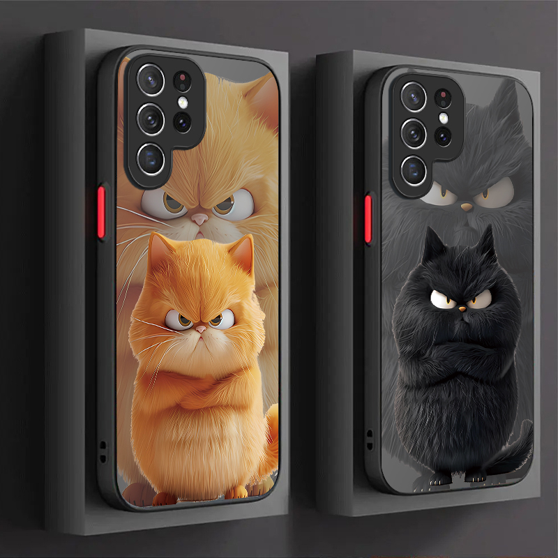 Angry Cat Couple Style Case fo - đánh giá và giá Samsung Galaxy A55
