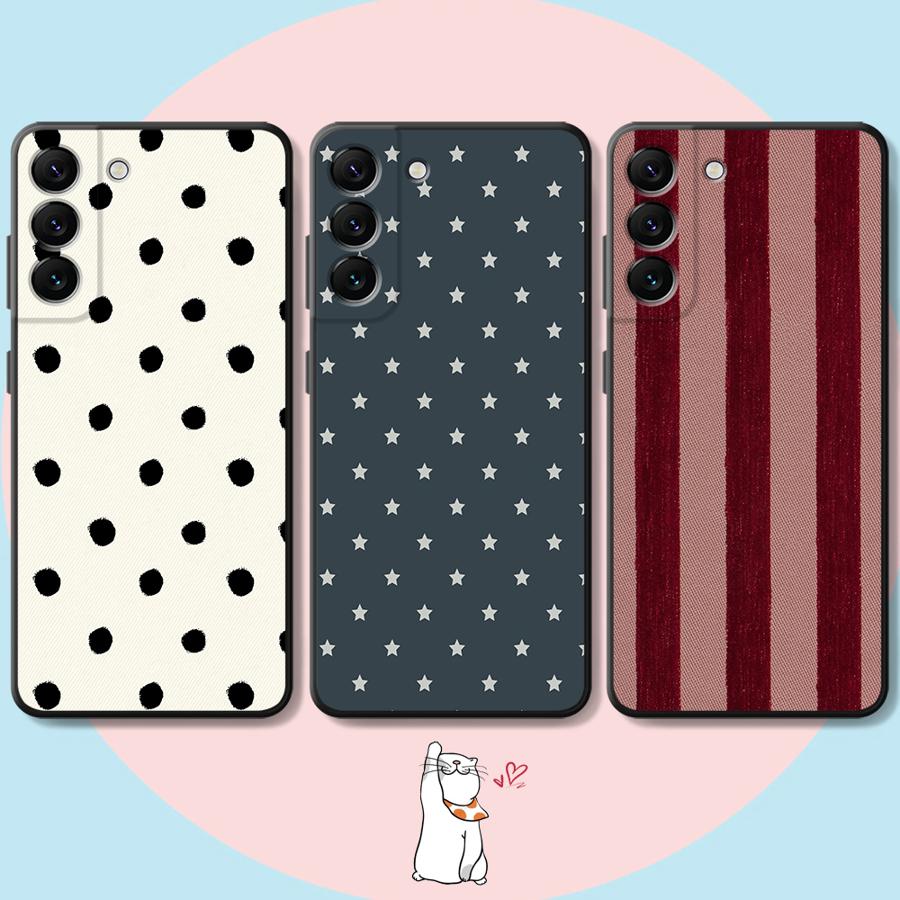 Retro Polka Dots Case for Sams - đánh giá và giá Samsung Galaxy A55