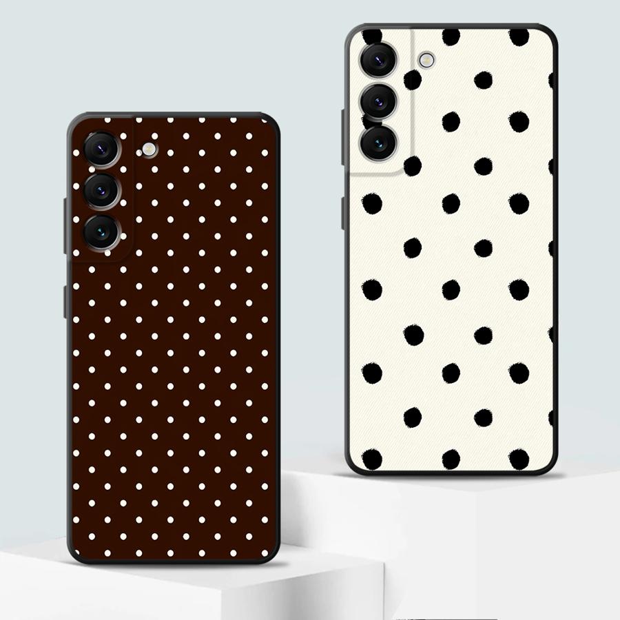 Retro Polka Dots Case for Sams - đánh giá và giá Samsung Galaxy A55