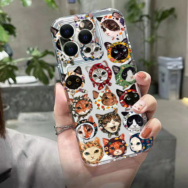 Cute Bandana Cat Clear Phone C - đánh giá và giá Samsung Galaxy A55