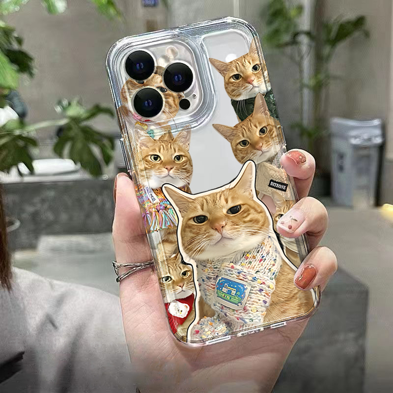 Cute Bandana Cat Clear Phone C - đánh giá và giá Samsung Galaxy A55