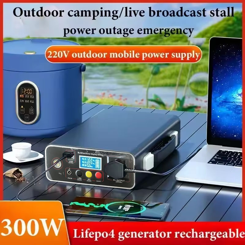Portable Power Plant 300W 220V - đánh giá và giá Solar Powered Charger