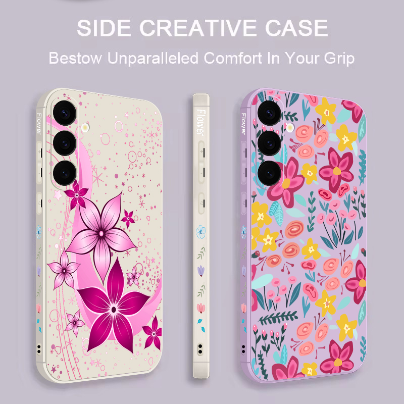 Flowers Floral Pattern Phone C - đánh giá và giá Samsung Galaxy A55