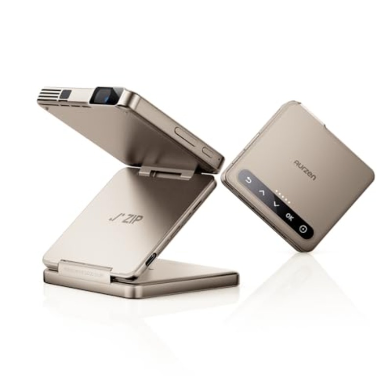Yinzam ZIP Gold Tri-Fold Porta - đánh giá và giá Mini Projector Portable