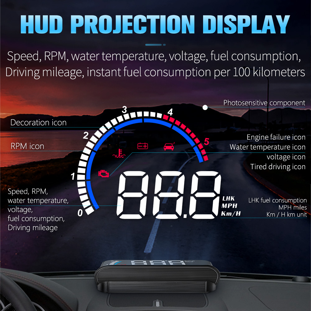 M13 Car OBD Speed Projector fo - đánh giá và giá Mini Projector Portable