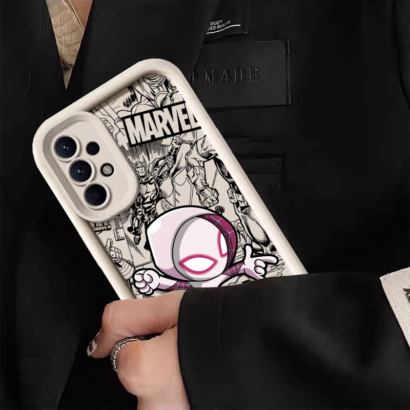 Marvel Spiderman Gwen Case For - đánh giá và giá Samsung Galaxy A55