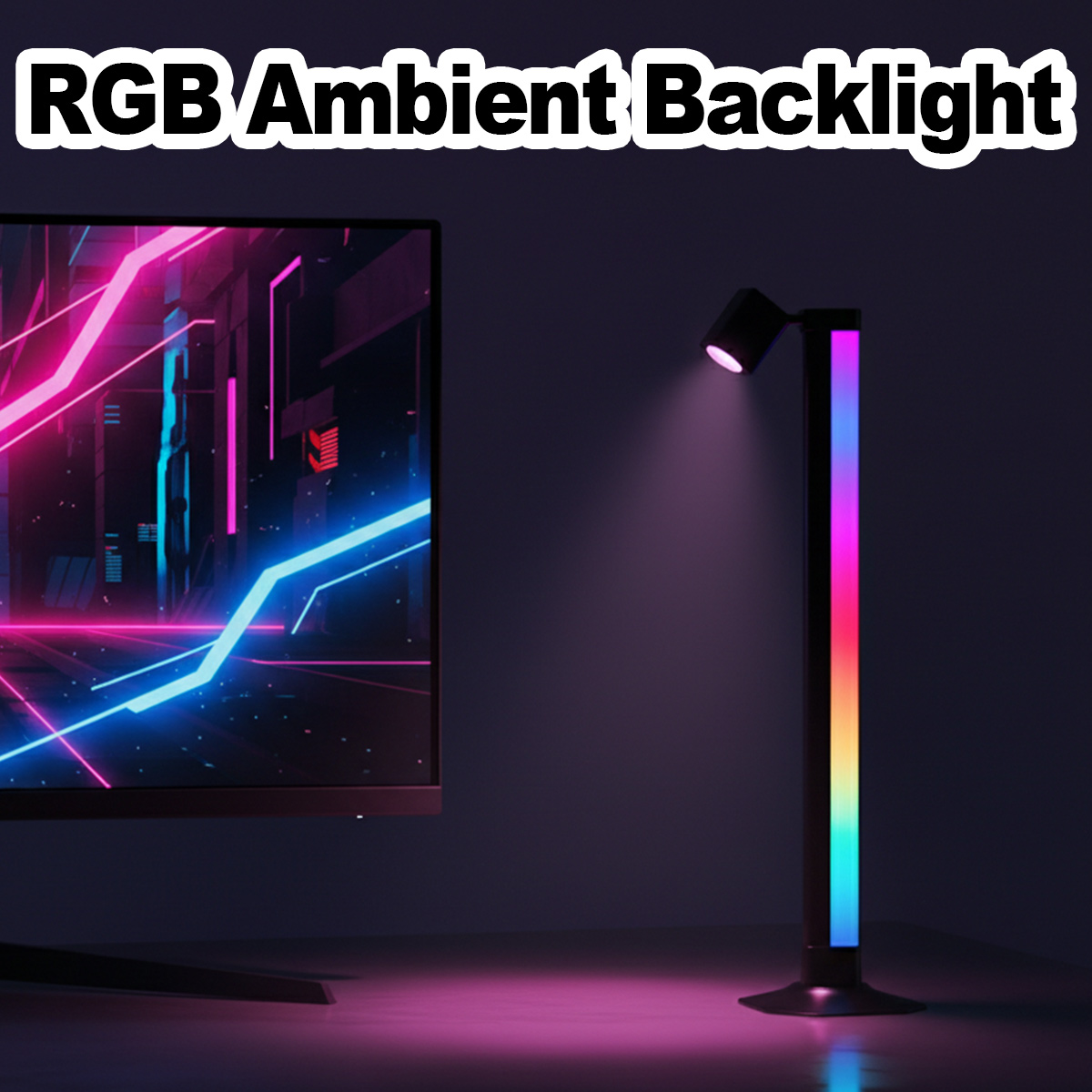 Smart Light Bar LED RGB Music  - đánh giá và giá Rgb Desk Lamp Smart