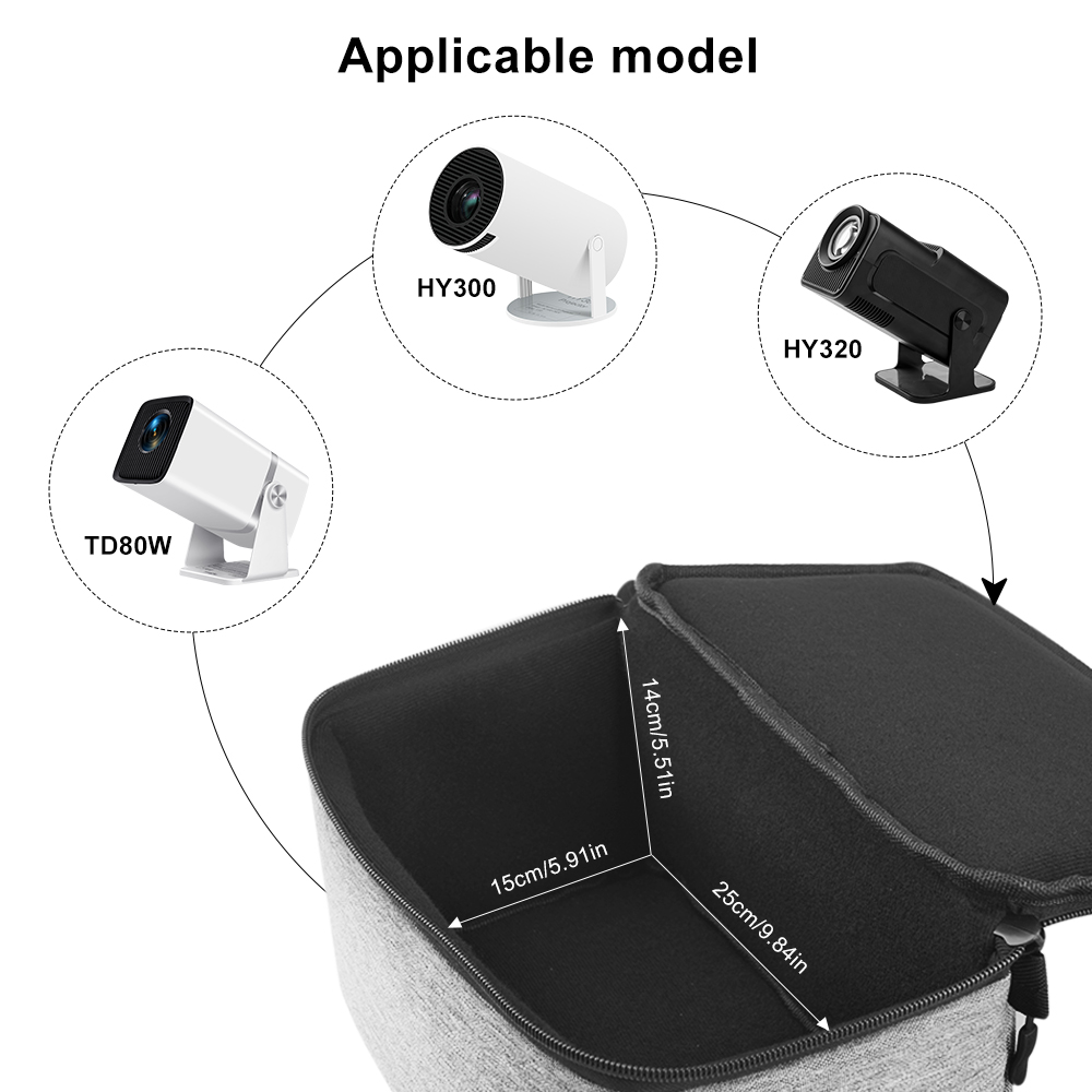 Progaga Projector Carrying Bag - đánh giá và giá Mini Projector Portable